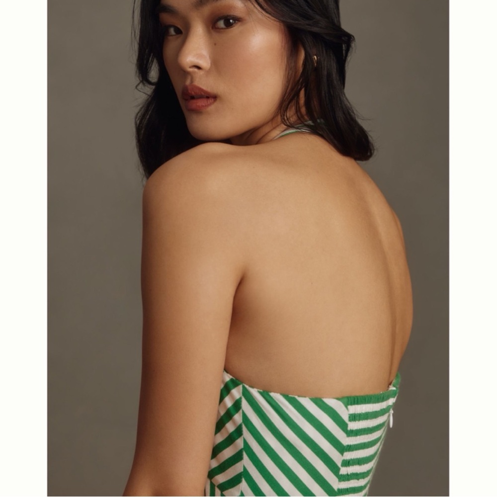 ❌Sold - Anthropologie Maeve Halter Fit & Flare Mini Dress - Picture 3 of 15